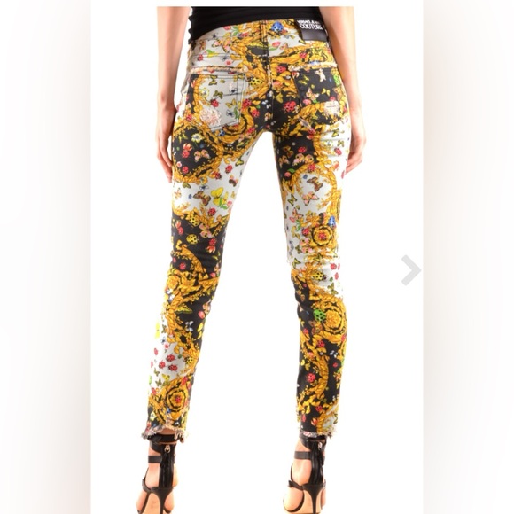 Versace Jeans Versace Limited Edition Tribute Print Butterfly Jeans Size 25 $995 - Picture 14 of 16